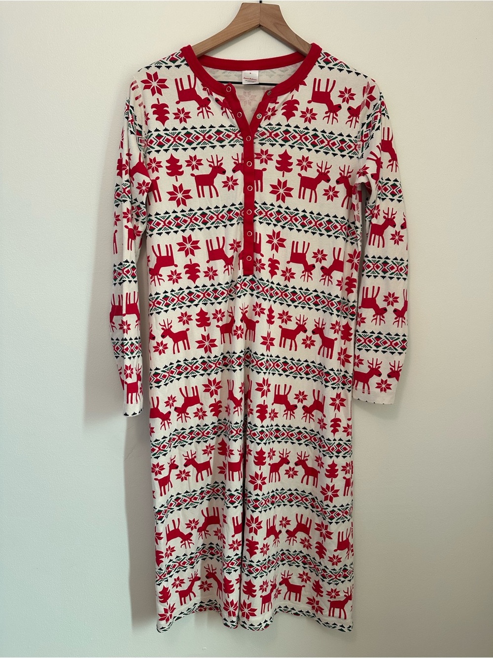 Hanna Andersson 100% Organic Cotton Dear Deer Christmas Holiday Nightgown